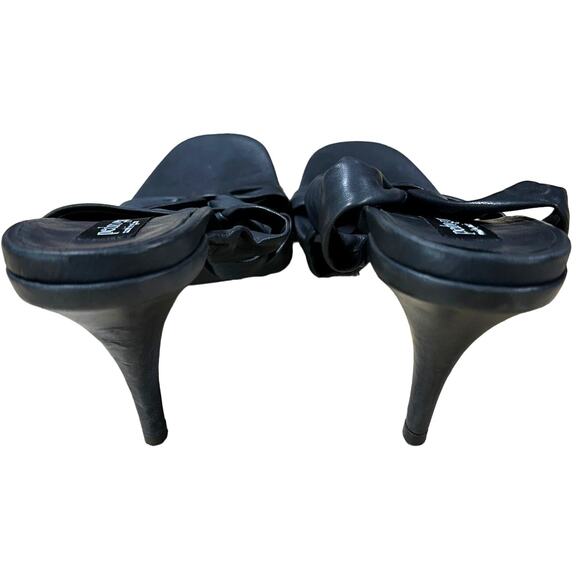 Pedro Garcia NWOB Nadida Slide Sandals Dark Gray Leather Size 39.5 Strappy - Picture 5 of 9